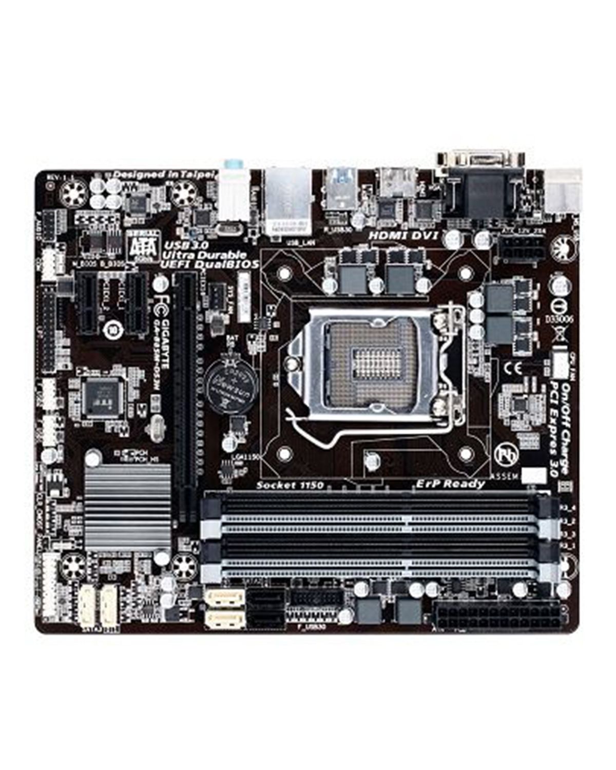 Gigabyte LGA 1150 Intel B85 HDMI SATA 6GB/S Usb Micro ATX