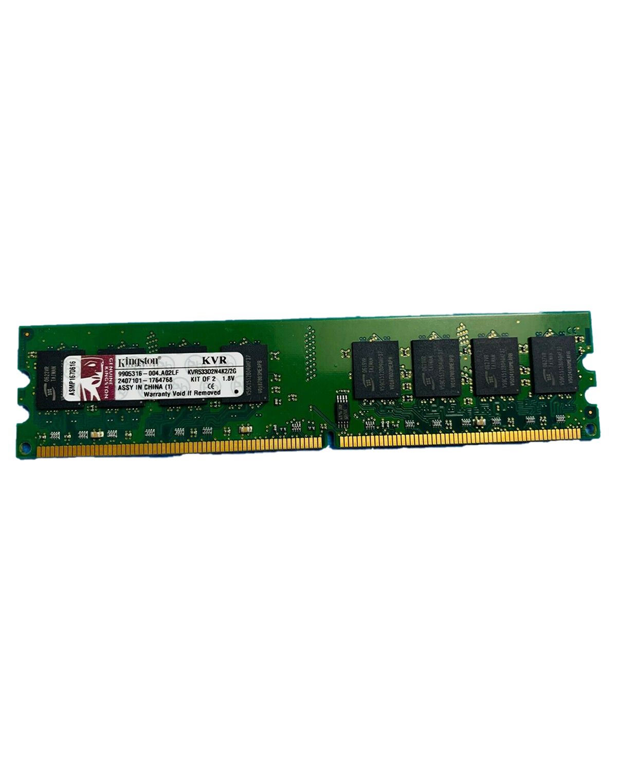 Kingston 2GB 533MHz DDR2 Non-ECC CL4 DIMM (Kit of 2) KVR533D2N4K2