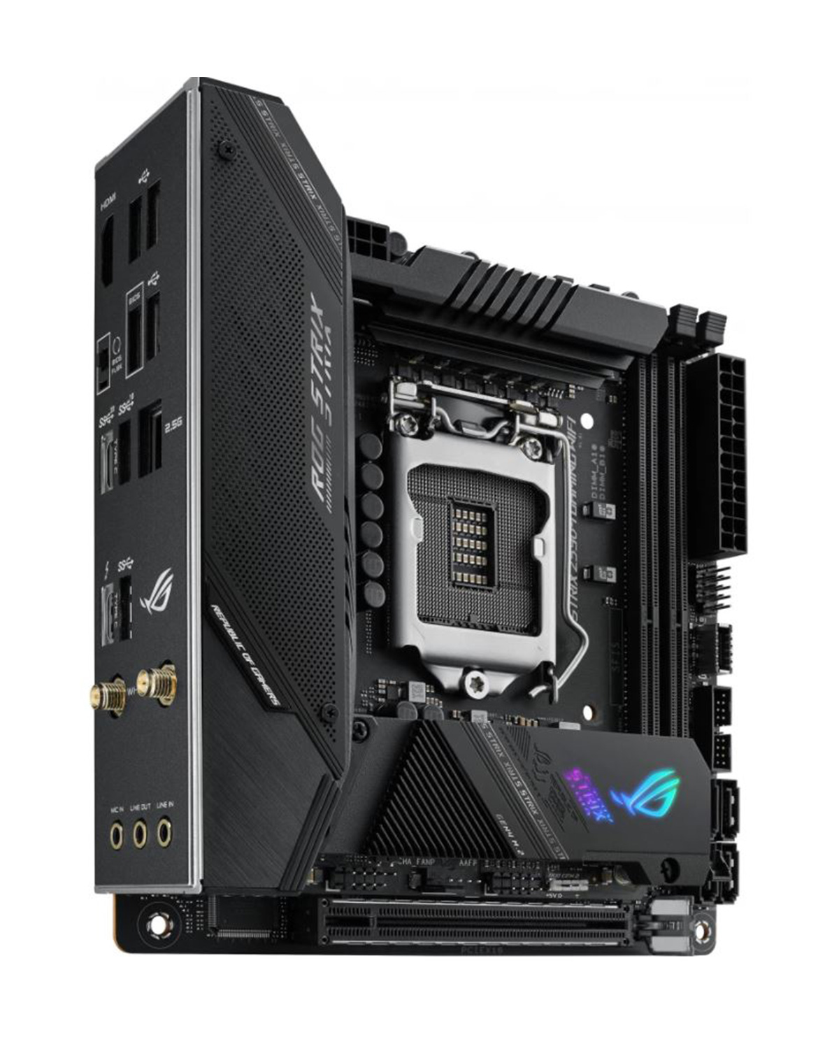 Shop Asus Rog Strix Z590-I Gaming Wifi Lga1200 Mini-Itx Desktop