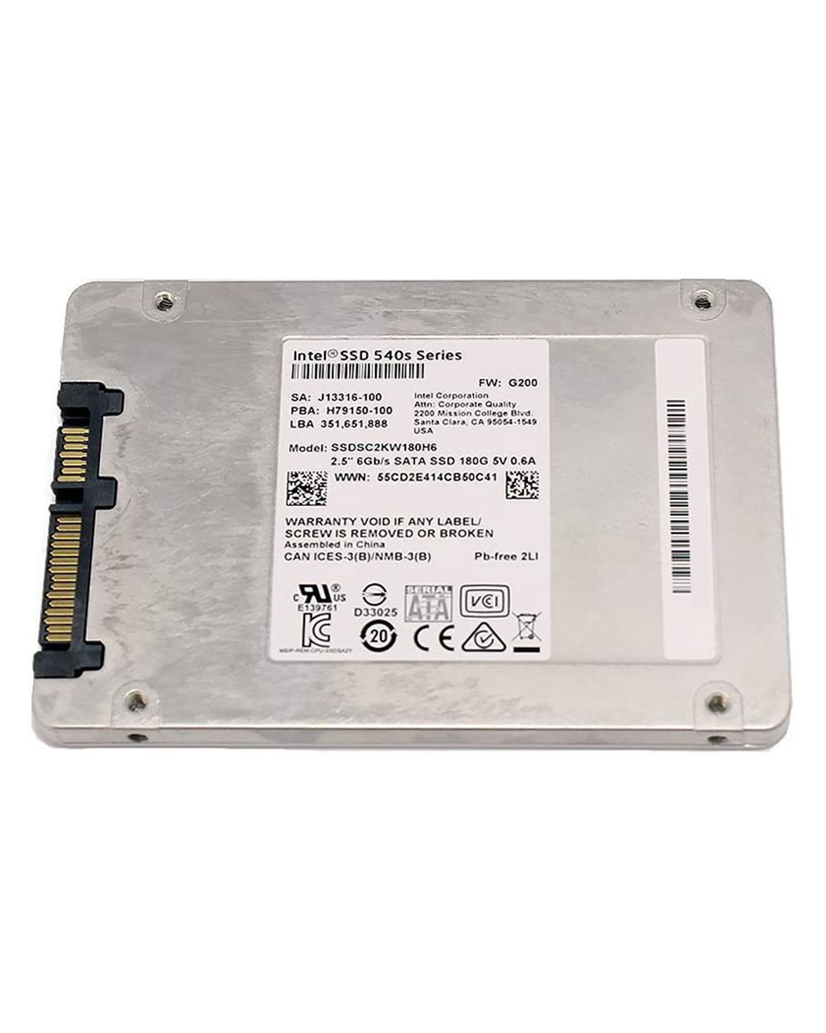 Intel 540s 120GB TLC SATA 6Gbps Solid State Drive