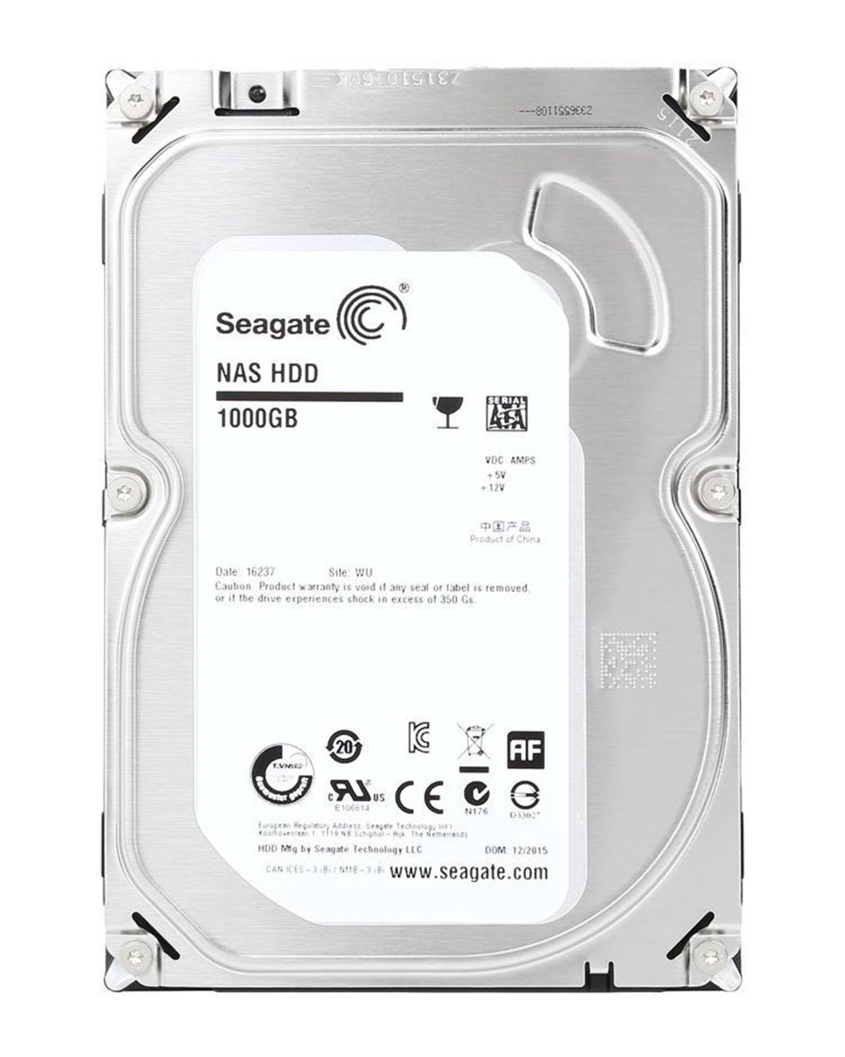 Seagate ST1000VN000（3.5インチ HDD 1TB） Seagate NAS Series 6Gbps